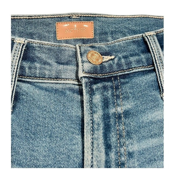 MOTHER The Rambler Zip Flood in Out of the Blue Size 28 NWT - Picture 2 of 16